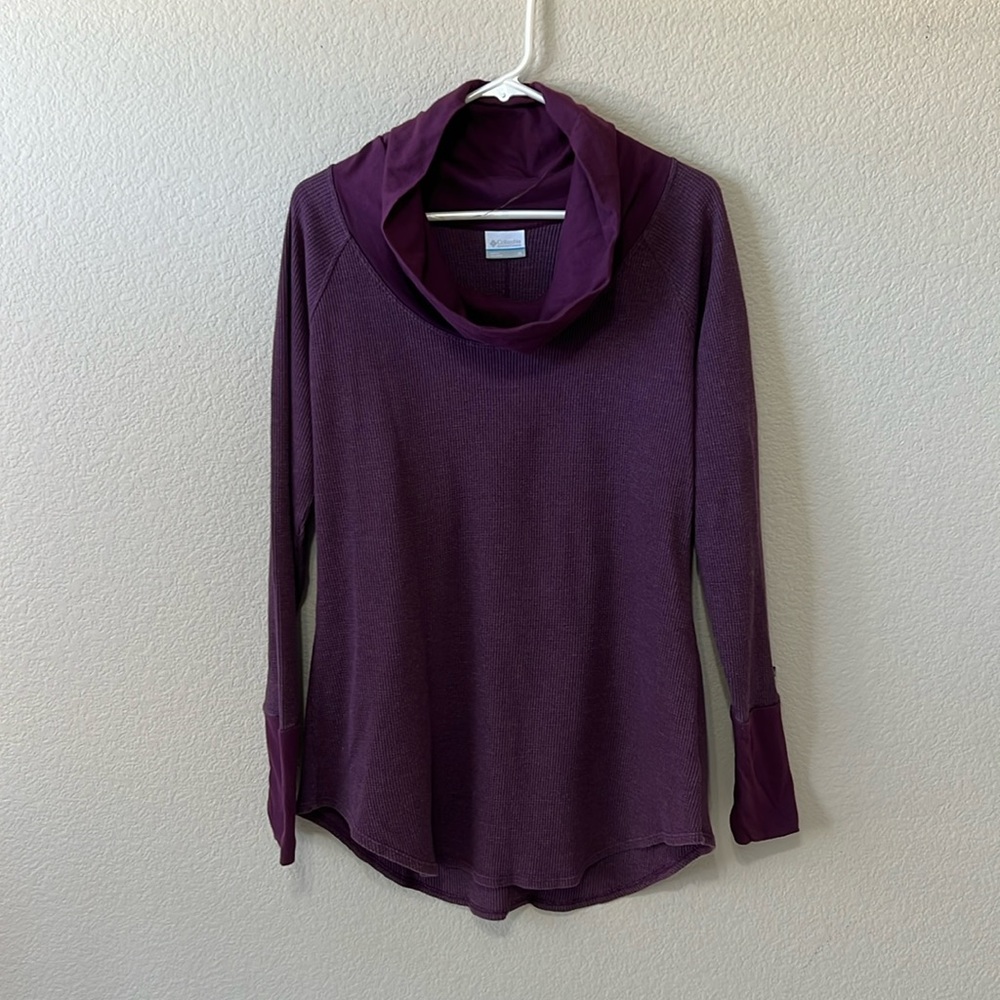 Columbia Sportswear Company Athletic Purple Knit Top Size XL